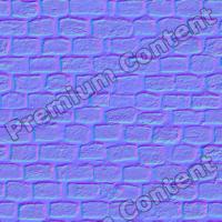 seamless wall bricks normal map 0005